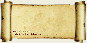 Anđela Bjelogrlić vizit kartica